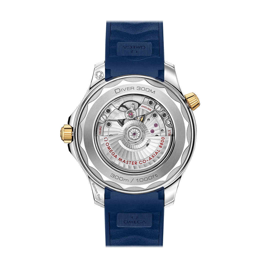 OMEGA Seamaster Diver 300m Co-Axial Master Chronometer 42mm with Rubber Strap