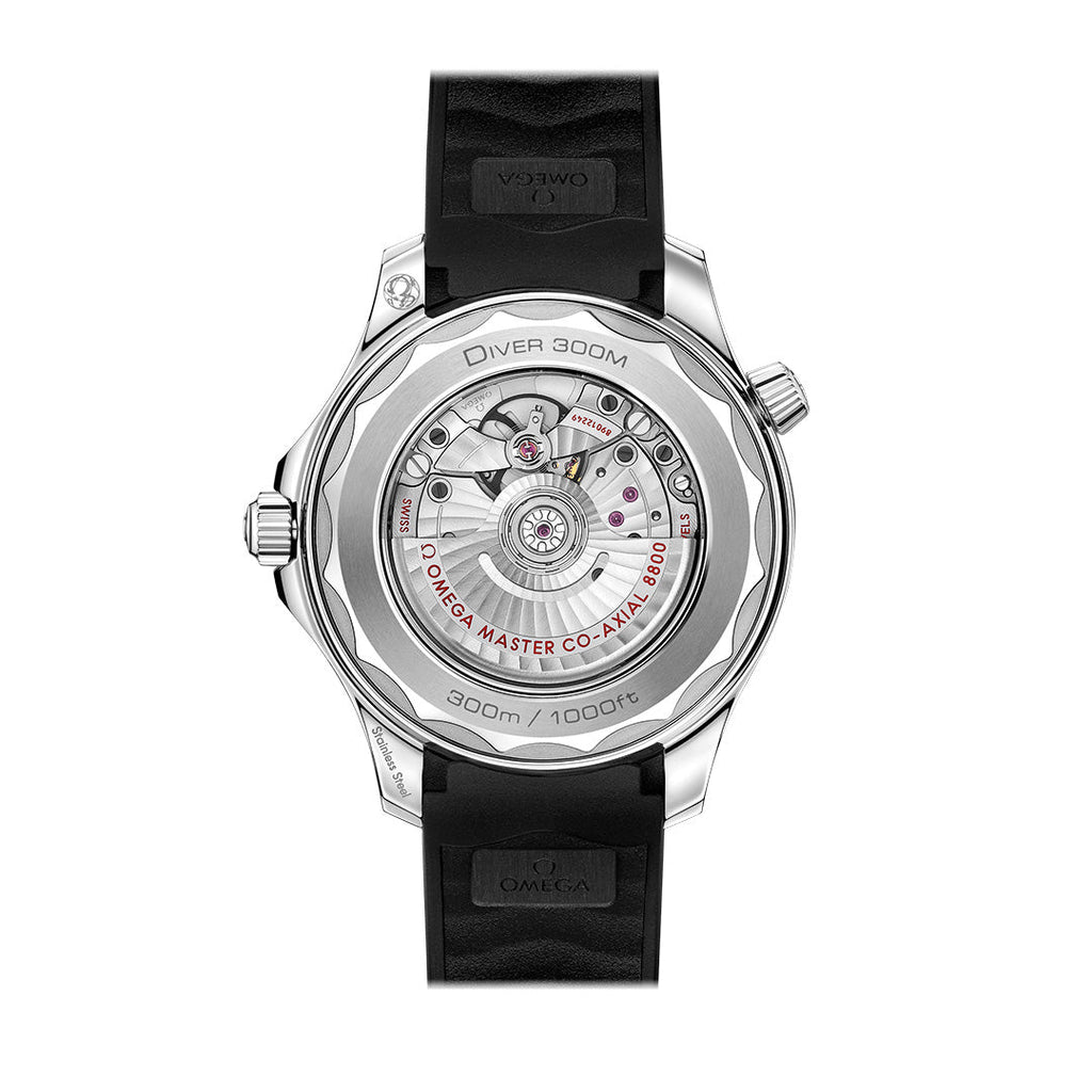 OMEGA Seamaster Diver 300m Co-Axial Master Chronometer 42mm with Black Rubber Strap