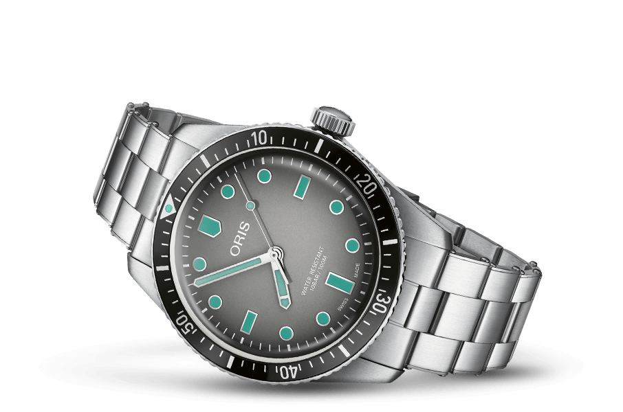 Oris Divers Sixty-Five Watch with Grey Dial, 40mm
