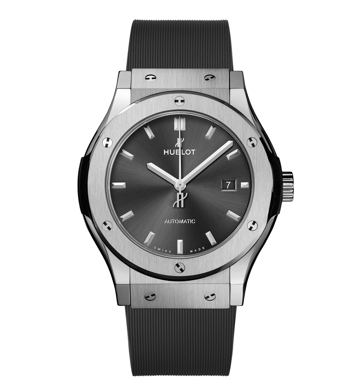 Hublot Classic Fusion Racing Grey Titanium, 42mm with Grey Rubber Strap