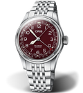 Oris Big Crown Pointer Date Watch with Red Dial, 40mm