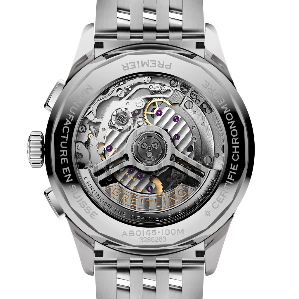 Breitling Premier B01 Chronograph 42 Watch with Stainless Steel Bracelet