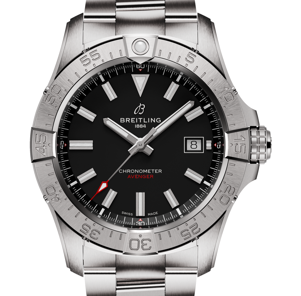 Breitling Avenger Automatic 42mm Watch with Black Dial