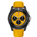 Breitling Avenger B01 Chronograph 44mm Night Mission Watch with Yellow Dial