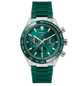 TAG Heuer Carrera Chronograph Watch with a Green Dial