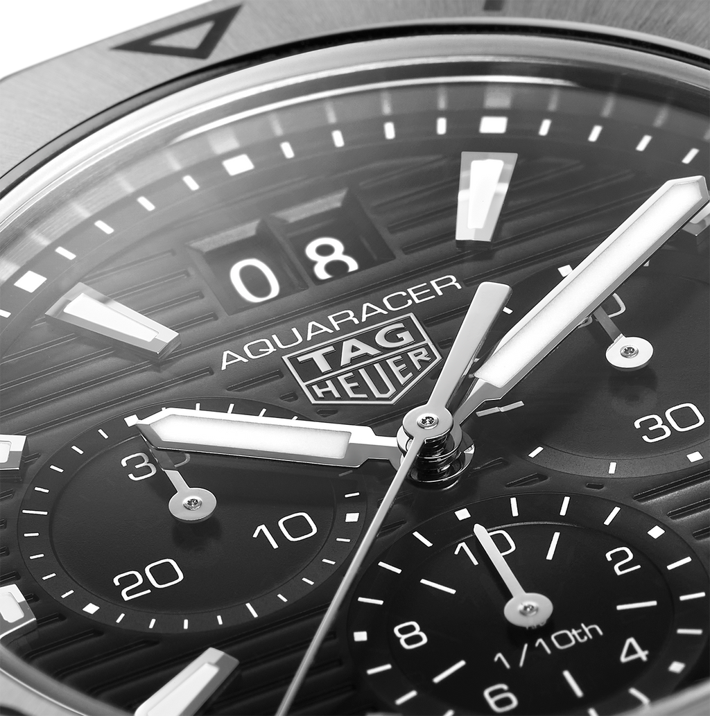 TAG Heuer Aquaracer Professional 200 Date Watch with a Black Dial