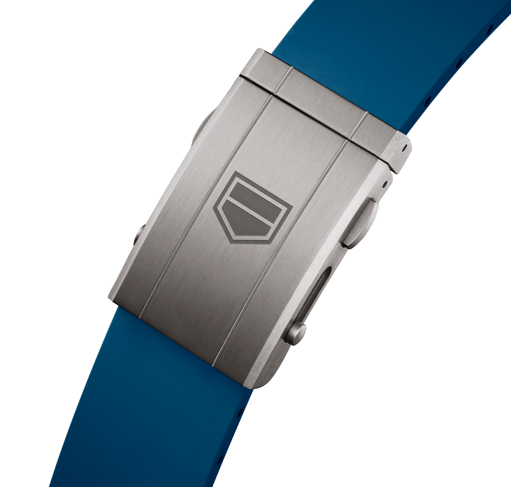 TAG Heuer Carrera Chronograph Extreme Sport Watch with Blue Rubber Strap