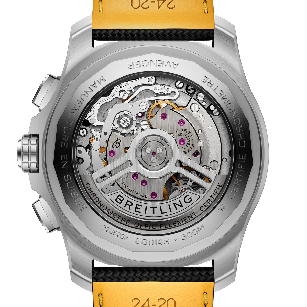 Breitling Super Avenger B01 Chronograph 46 Watch with Black Dial