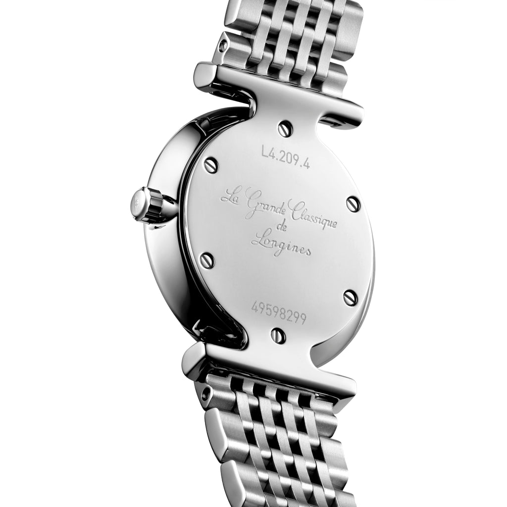 Longines La Grande Classique Collection 24mm Stainless Steel Ladies' Watch with Roman Numerals