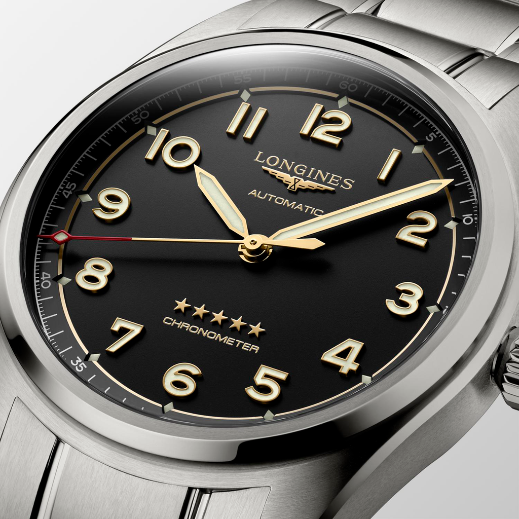 Longines Spirit 42mm Watch with Titanium Bracelet