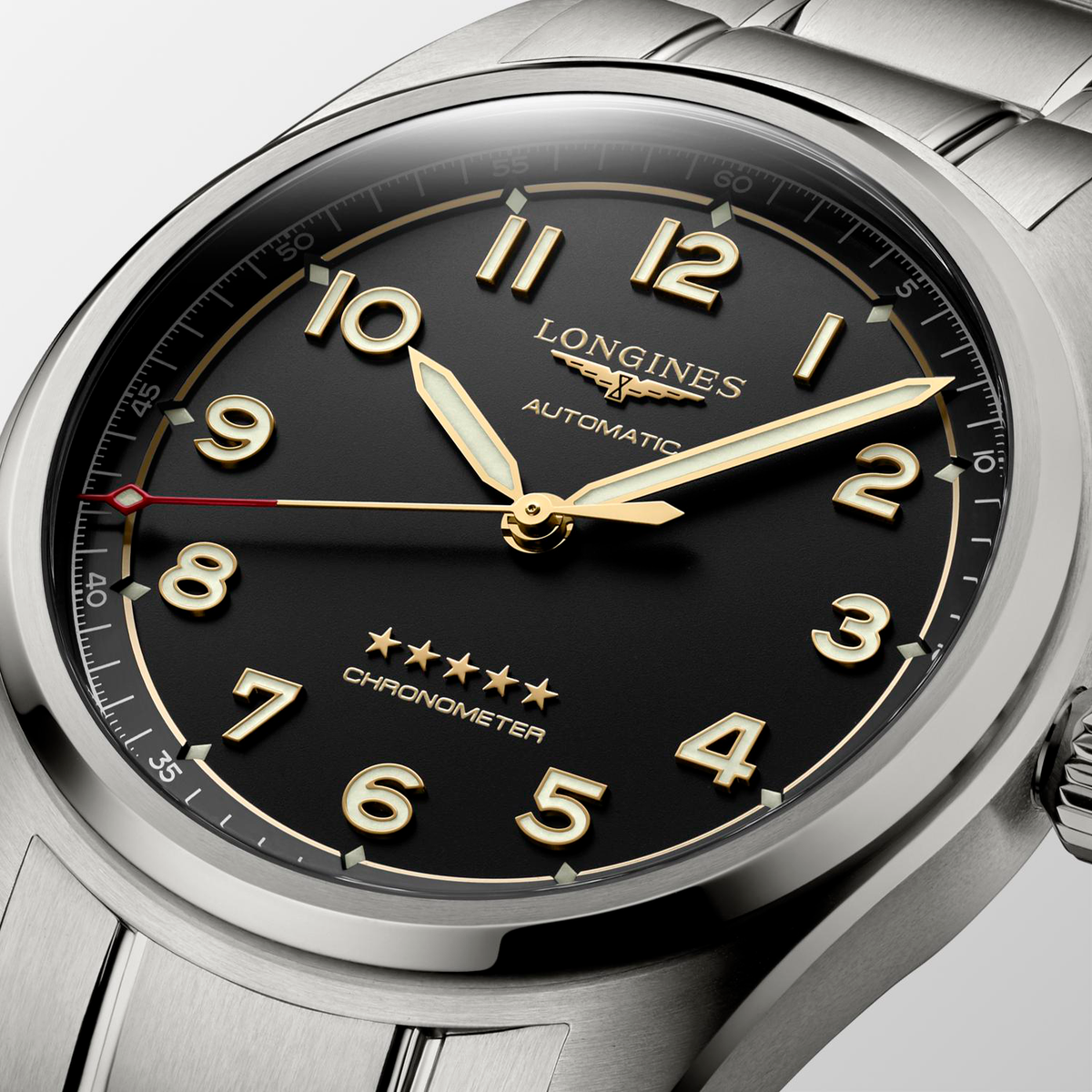 Longines Spirit 42mm Watch with Titanium Bracelet