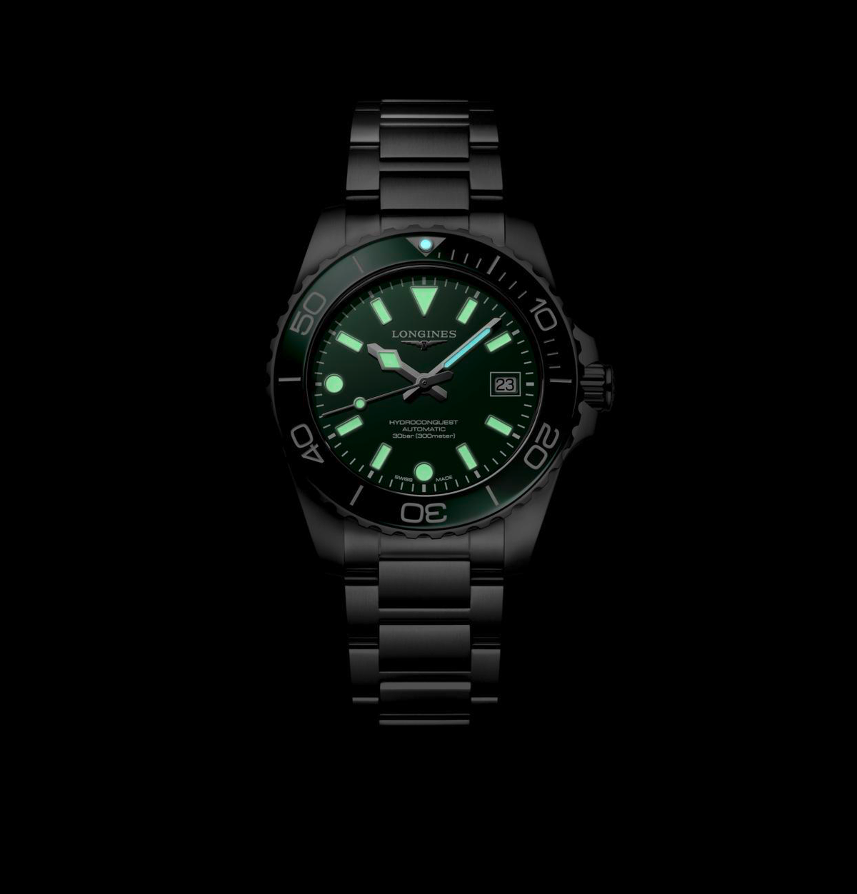 Longines Hydroconquest 39mm with Green Dial