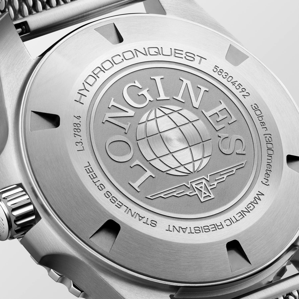 Longines Hydroconquest 42mm Watch with Black Dial