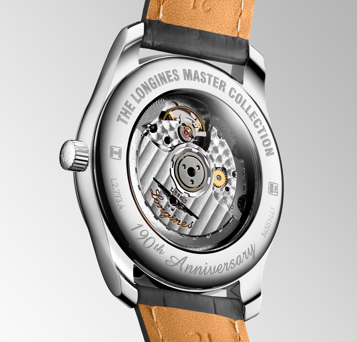 Longines Master 40mm Watch with Silver Dial