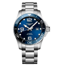 Longines Hydroconquest 43mm Watch with Sunray Blue Dial