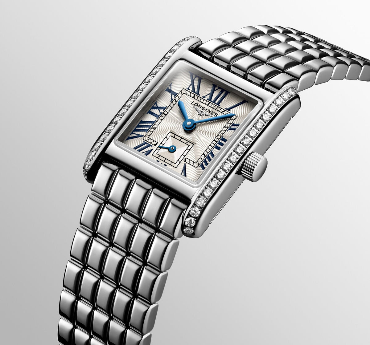 Longines Mini DolceVita Watch with Diamonds