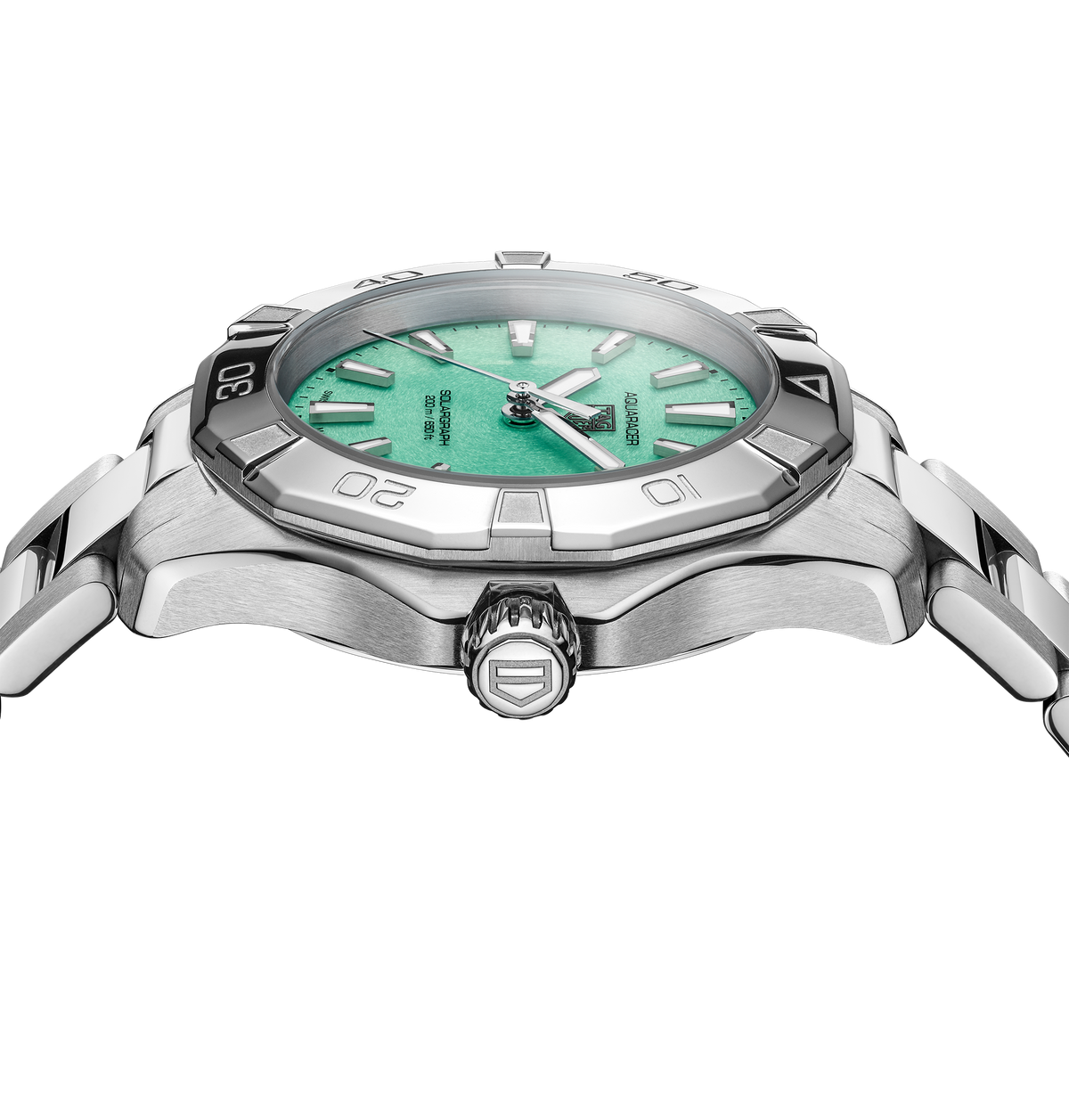 TAG Heuer Aquaracer Professional 200 Solargraph Watch with Green Dial