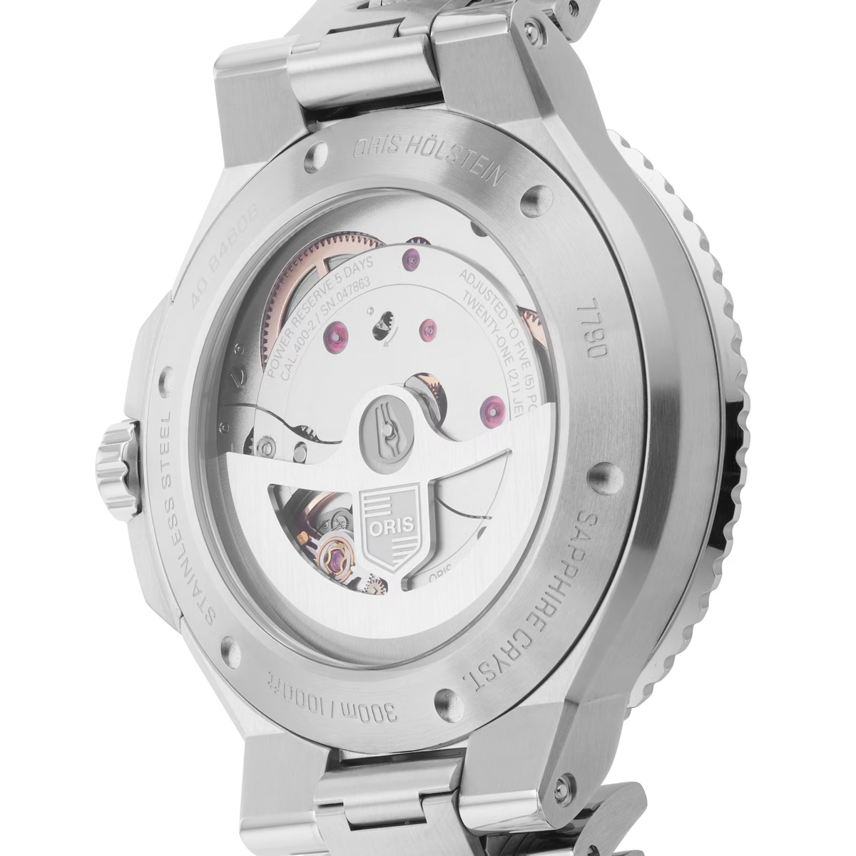 Oris Aquis Date Calibre 400 Watch with Green Dial, 43.50mm