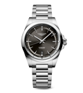 Longines Conquest 38mm Watch with Black Dial