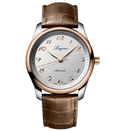 Longines Master 40mm Watch with Brown Leather Strap