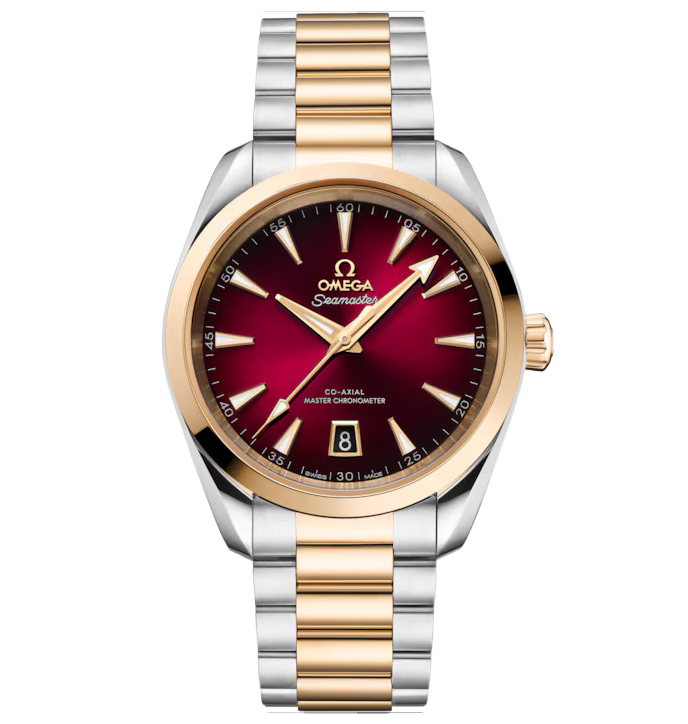OMEGA Seamaster Aqua Terra 150m, 38mm with Red Dial