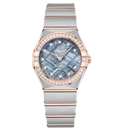 OMEGA Constellation, 28mm with Blue Meteorite Dial