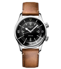 Longines Legend Diver 39mm Watch with Leather Strap