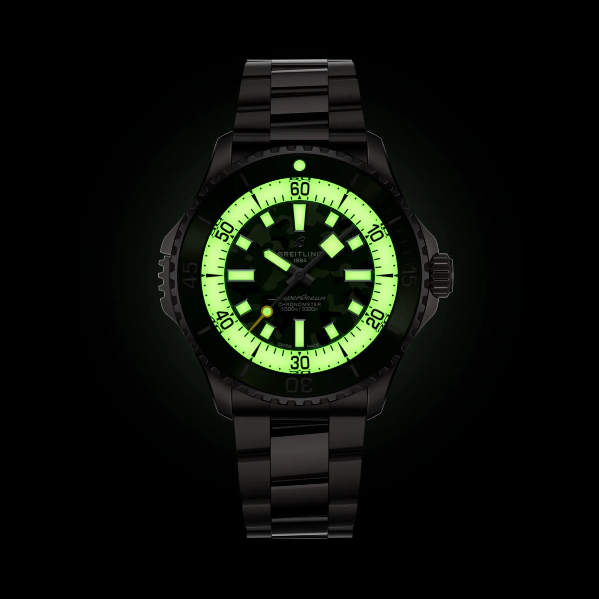 Breitling Superocean Automatic 46 Super Diver Watch with Titanium Bracelet