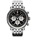 Breitling Navitimer B01 Chronograph 46 Watch with Black Dial