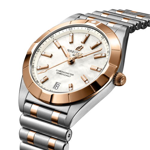 Breitling Chronomat 32 Watch with Diamonds