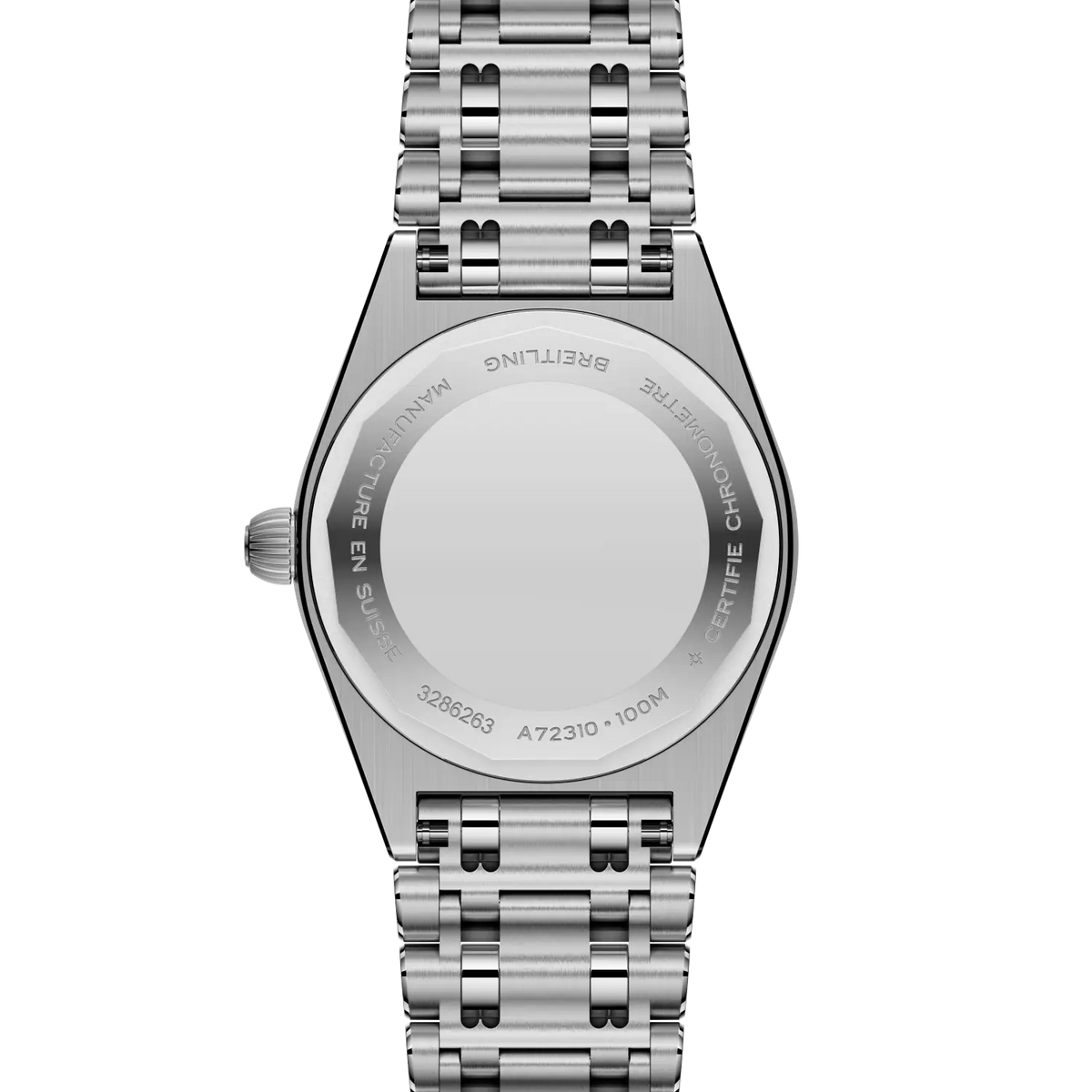 Breitling Chronomat 28 Watch with Blue Mother of Pearl Dial