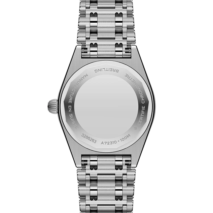 Breitling Chronomat 28 Watch with Pink Mother of Pearl Dial
