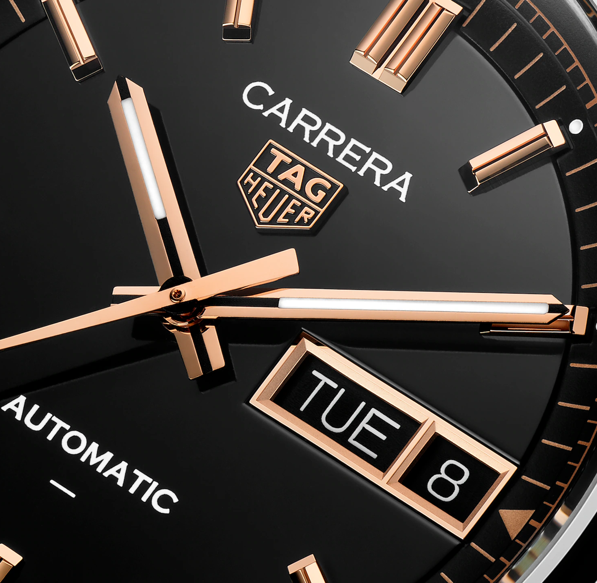 TAG Heuer Carrera Day-Date Watch with Mixed Metals Bracelet