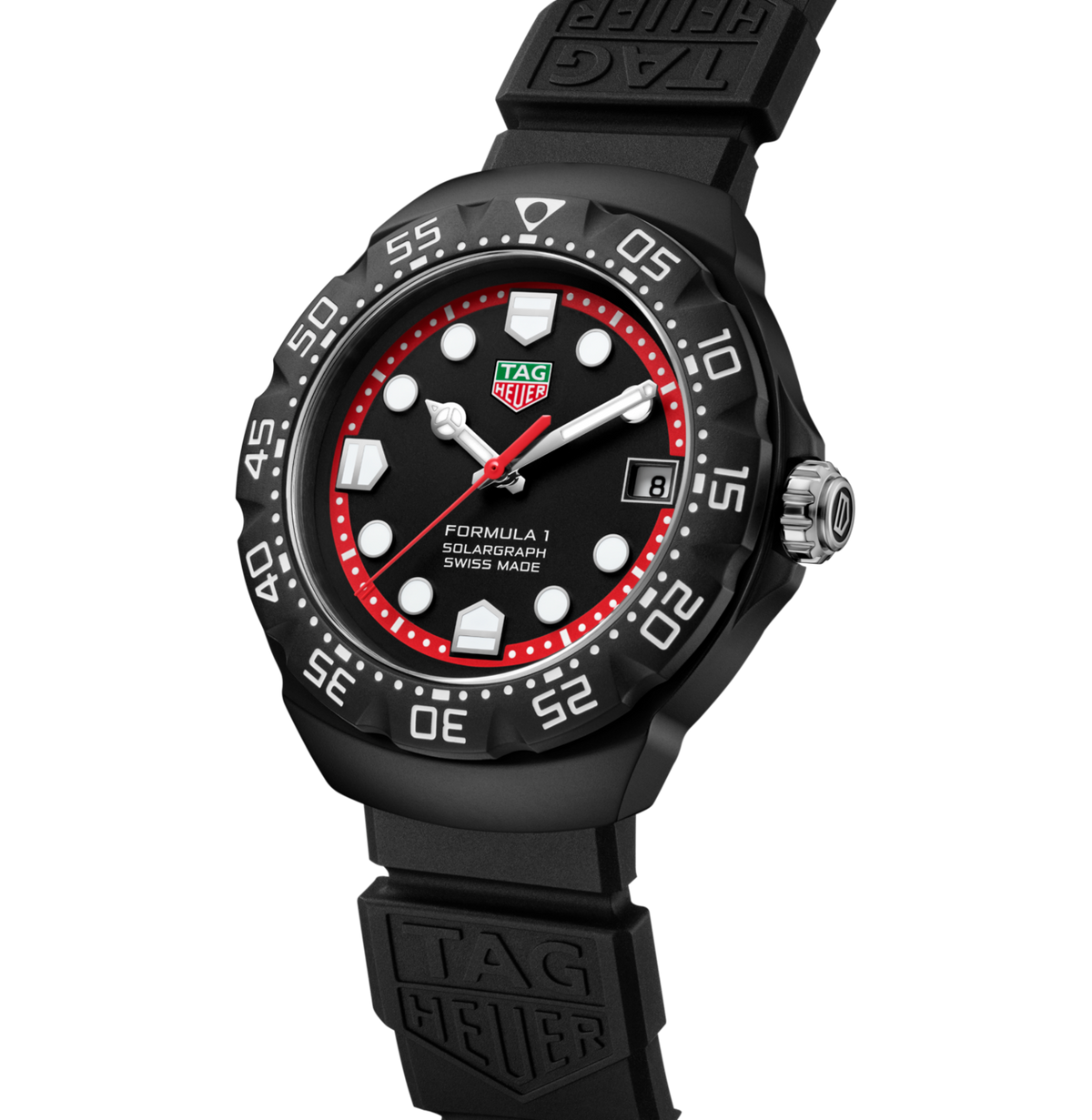 TAG Heuer Formula 1 Solargraph Watch with Black Dial, Limited Edition