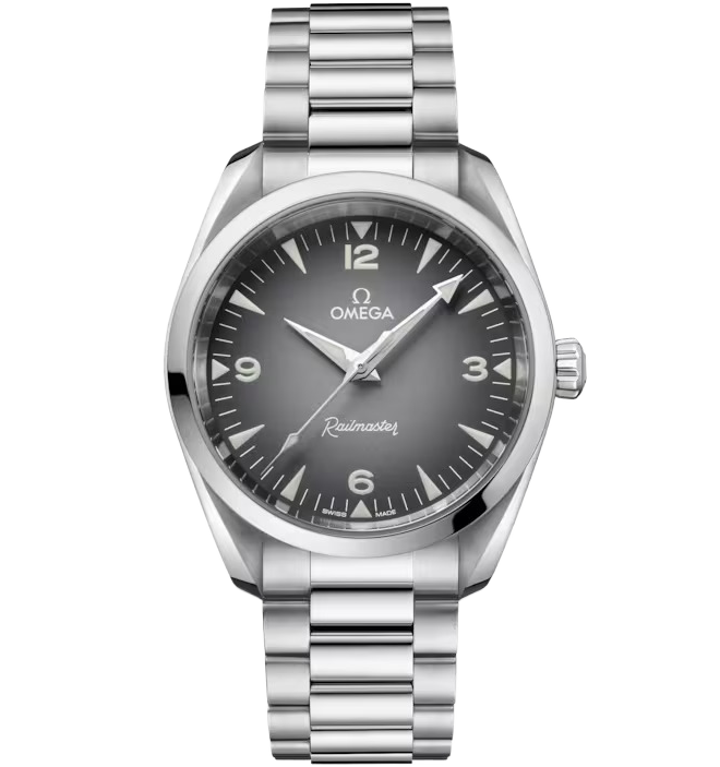 OMEGA Seamaster Railmaster, 38mm with Gray Dial
