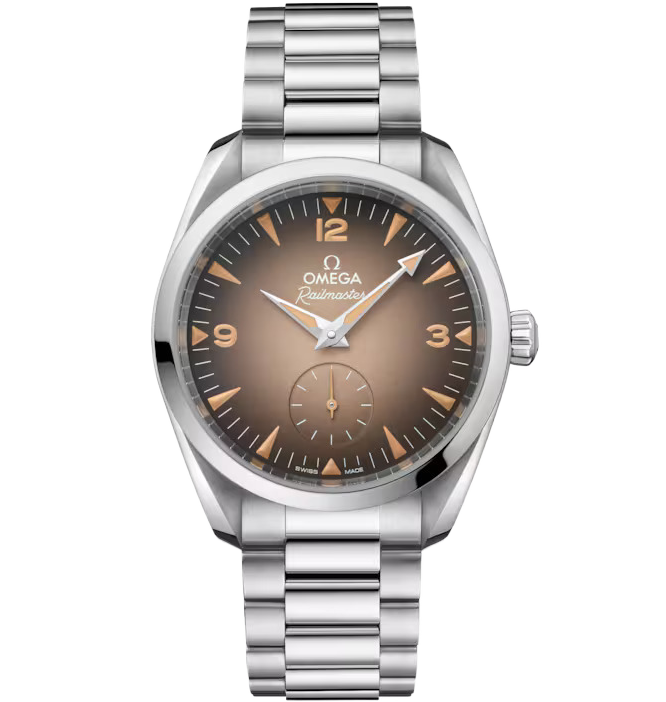 OMEGA Seamaster Railmaster, 38mm with Brown Dial