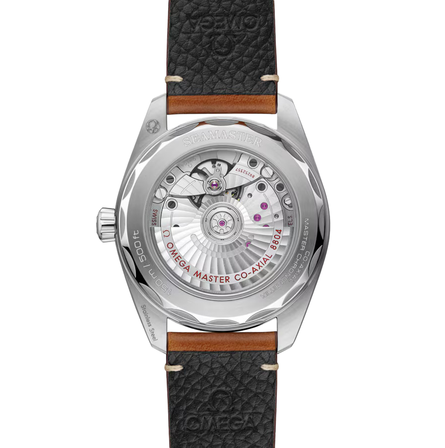 OMEGA Seamaster Railmaster, 38mm with Brown Leather Strap