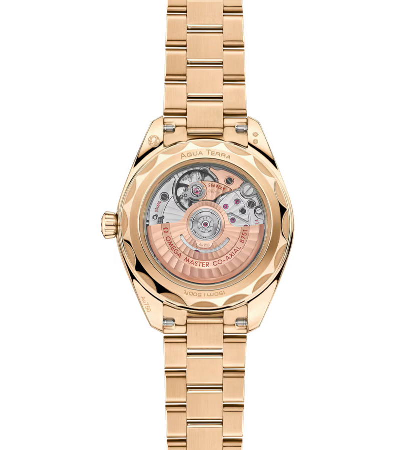 OMEGA Seamaster Aqua Terra 150m, 30mm with Yellow Gold Bracelet