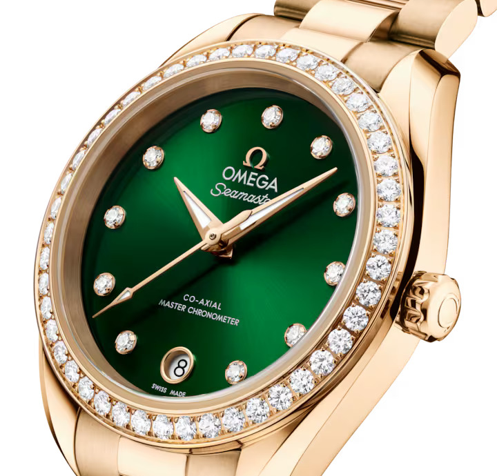 OMEGA Seamaster Aqua Terra 150m, 30mm with Yellow Gold Bracelet