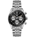 TAG Heuer Carrera Chronograph Watch with Brushed Black Dial