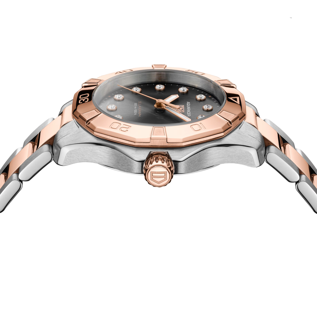TAG Heuer Aquaracer Professional 200 Solargraph Watch with Diamond Dial