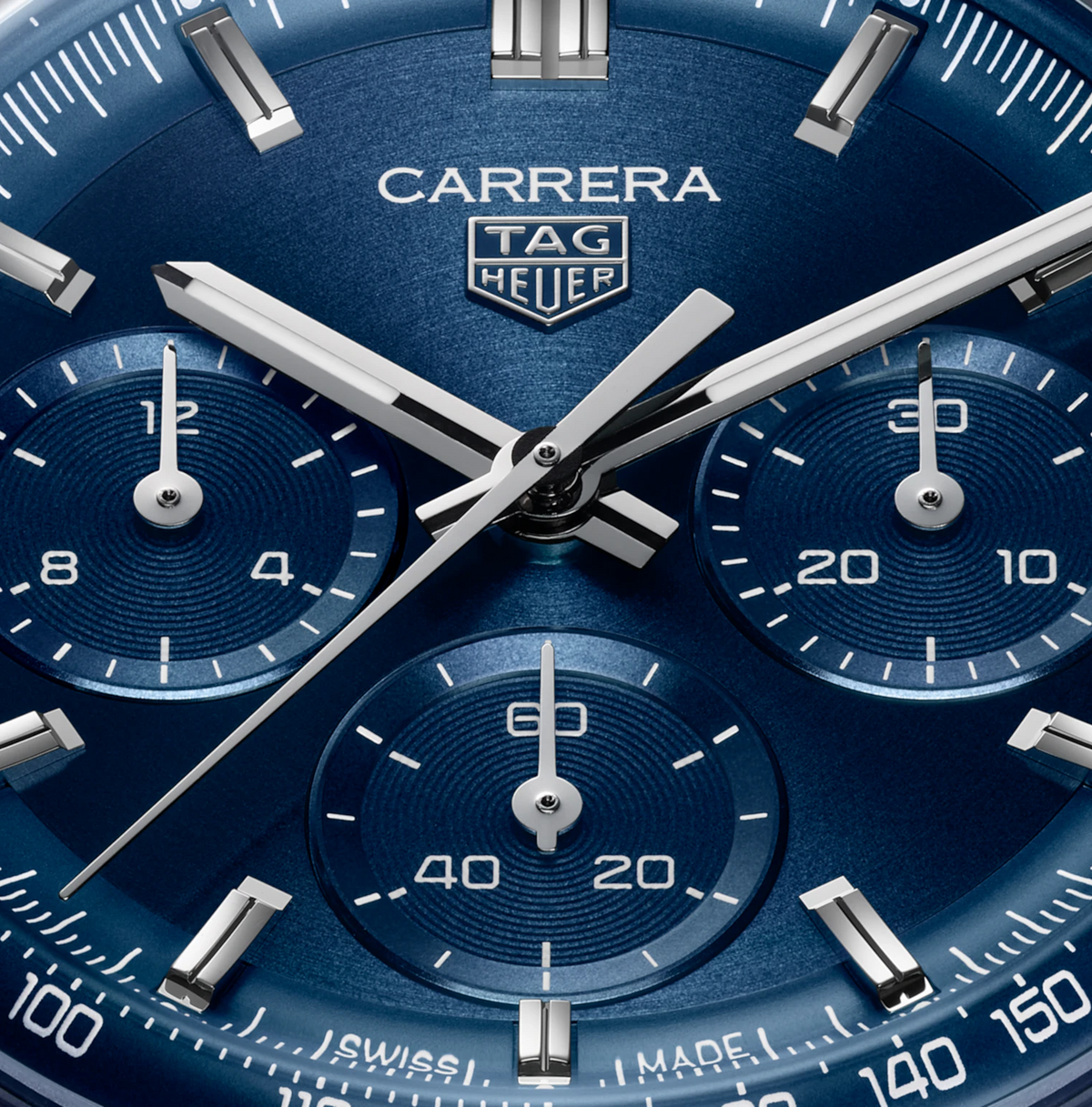 TAG Heuer Carrera Chronograph Watch with Blue Dial