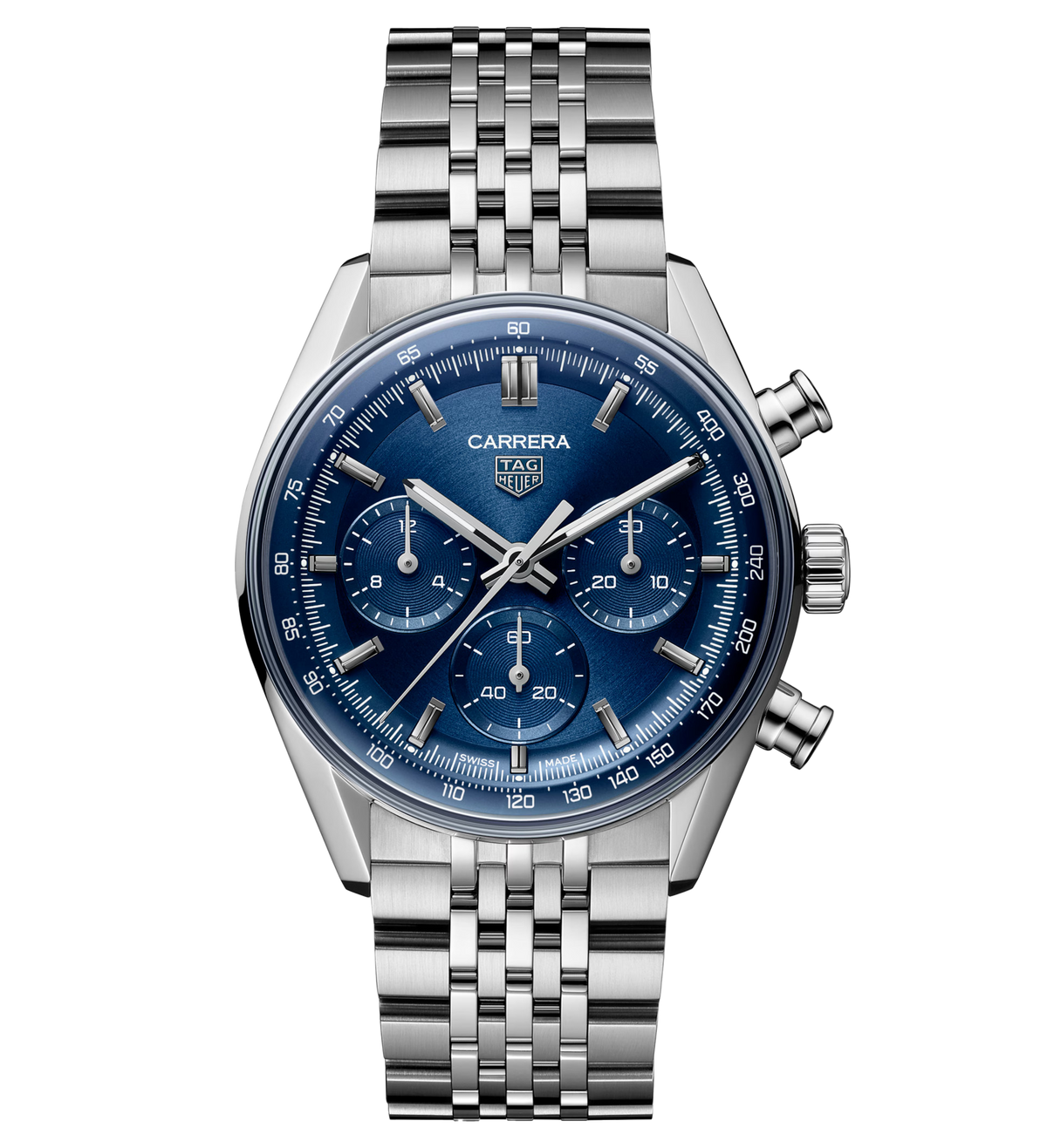 TAG Heuer Carrera Chronograph Watch with Blue Dial