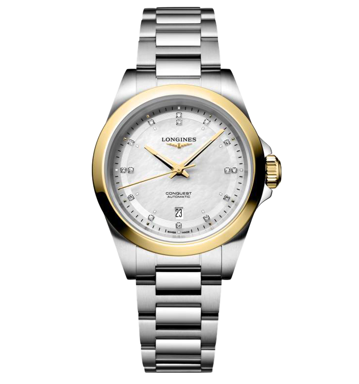 Longines Conquest 30mm Watch with Diamonds