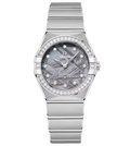OMEGA Constellation, 28mm with Lavender Meteorite Dial