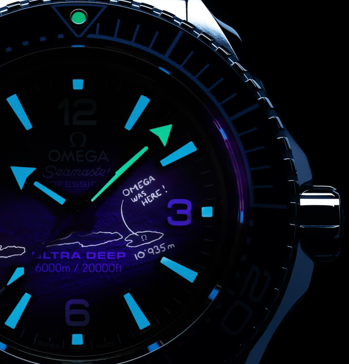 OMEGA Seamaster Planet Ocean 600m, 45.5mm with Summer Blue Wave Dial