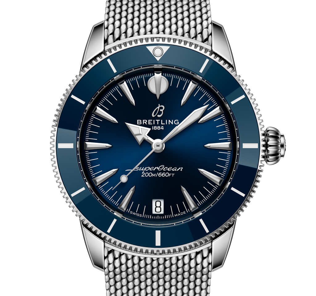 Breitling Superocean Heritage Automatic 36 Watch with Blue Dial