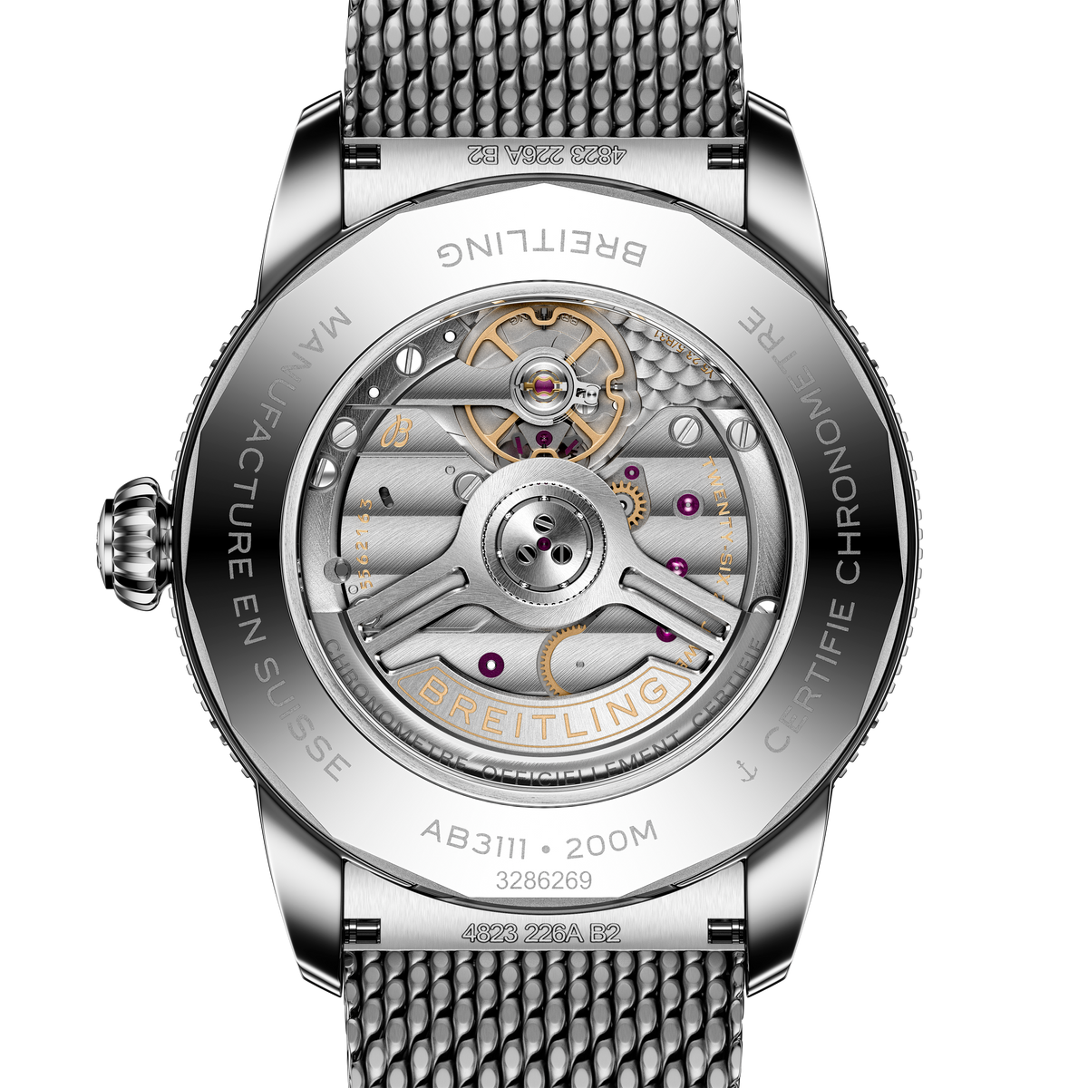 Breitling Superocean Heritage B31 Automatic 42 Watch with Black Dial