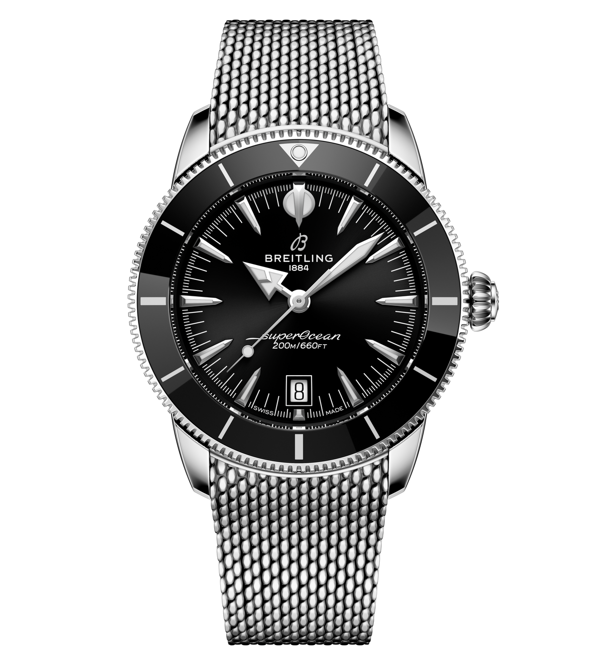 Breitling Superocean Heritage B31 Automatic 42 Watch with Black Dial