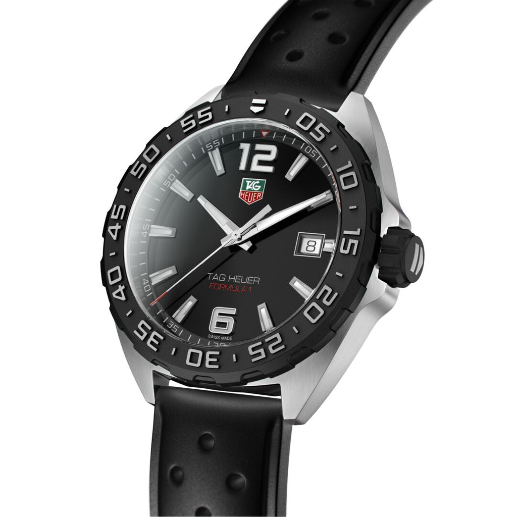 TAG Heuer Formula 1 Men's Quartz Black Dial and Strap Watch